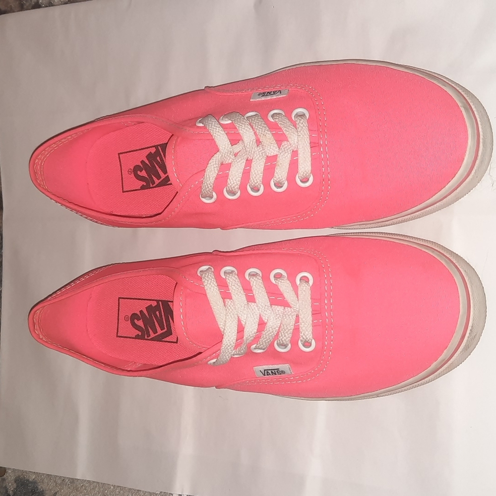 Vans pink women's sneaker size 8